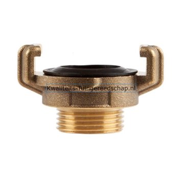 Polet Klauwkoppeling  Buitendraad  Messing  3/4" 19 mm