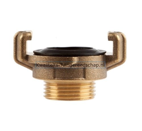 Polet Klauwkoppeling Buitendraad Messing 3/4" 19 mm