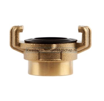 Polet Klauwkoppeling  Binnendraad  Messing 3/4" 19 mm