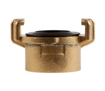 Polet Klauwkoppeling  Binnendraad  Messing 1" 25 mm