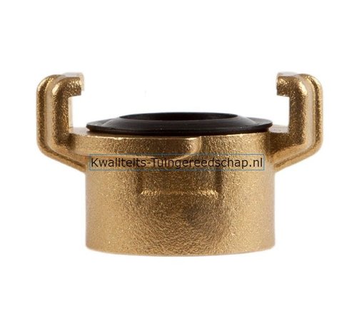 Polet Klauwkoppeling  Binnendraad  Messing 1" 25 mm