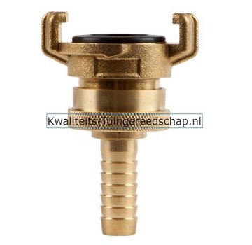 Polet Klauwkoppeling Slang Lekvrij Messing 1/2 13 mm