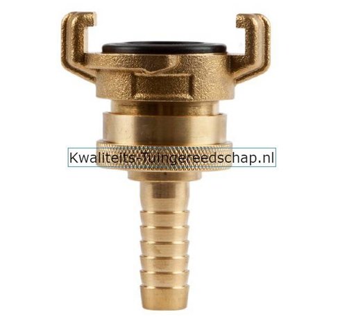 Polet Klauwkoppeling Slang Lekvrij Messing 1/2 13 mm