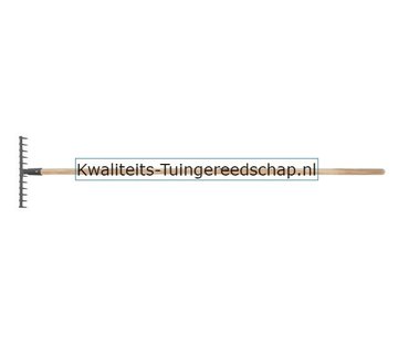 Traditional Polet Handgesmede Tuinhark 12 Tanden met Steel