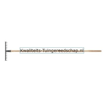 Traditional Polet Handgesmede Tuinhark 12 Tanden met Steel