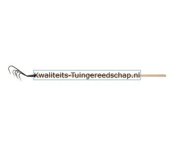Traditional Polet Handgesmede Cultivator 3 Tands Vast Klein