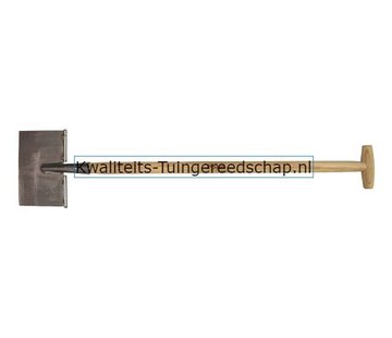 Traditional Polet Handgesmede Schietschop / Graskantsteker Rechte Snede T-Steel
