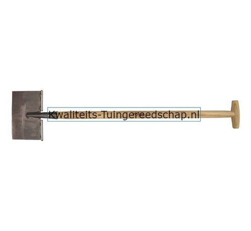 Traditional Polet Handgesmede Schietschop / Graskantsteker Rechte Snede T-Steel