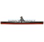 Industriële Vloertrekker 75 cm Natuurrubber Rood