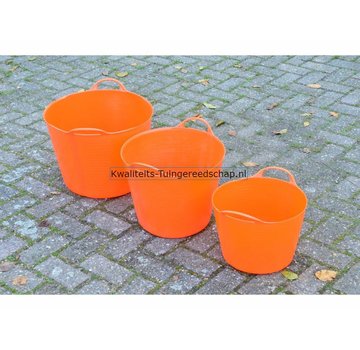 Red Gorilla Tub-Trugs Tub-Trug-Set-14-26-42 Liter Oranje The Original