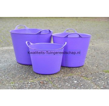 Red Gorilla Tub-Trugs Tub-Trug-Set-14-26-42 Liter Paars The Original