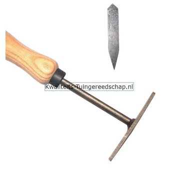 De Pypere Handgesmede Onkruidkrabber de Pypere Essen Handvat 140 mm