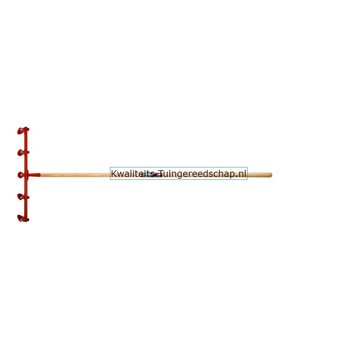 Polet Zaairijentrekker met  5 verstelbare tanden, essen steel