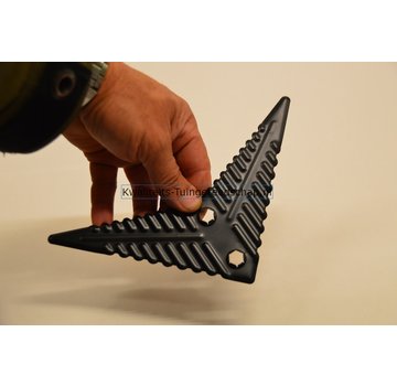 Polet Reserveblad Vleugelschoffel Carbonstaal 220 mm