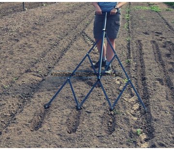 De Pypere Zaairijentrekker 4-rijen  Verstelbaar