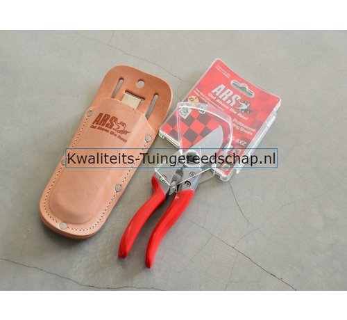 ARS Geschenkset ARS Snoeischaar Medium met Leren Houder
