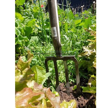 De Pypere Handgesmede Spitvork 4 tanden met veerdul en steps