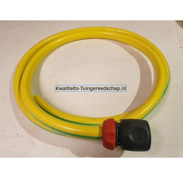 Polet Aansluitset 2 m  slang 5/8" kunststof koppeling