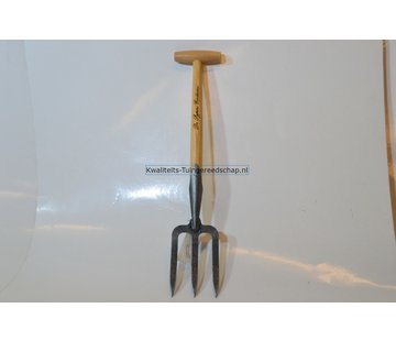 De Pypere Handgesmede Mini Spitvork Drie Tanden 400 mm Essen T-Steel
