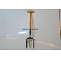 Handgesmede Mini Spitvork Drie Tanden 400 mm Essen T-Steel