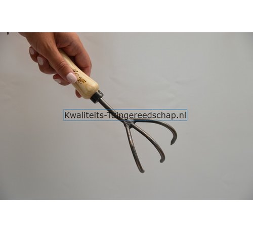 De Pypere Handgesmede 3-Tands Cultivator 140 mm Essen Steel de Pypere