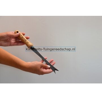 De Pypere Paardenbloemsteker Handgesmeed essen handvat 140 mm