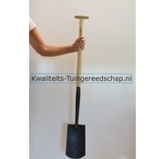 De Pypere Handgesmede  Spade Zwanenhals met Steps T-Steel 75 cm