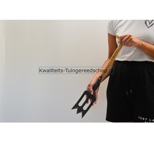 De Pypere Handgesmede Mini Spork Drie Tanden 400 mm Essen T-Steel