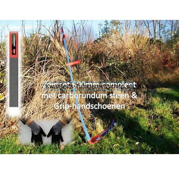 De Pypere Actie Set Zeis 650 mm Compleet met Wetsteen en  Handschoenen