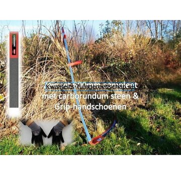 De Pypere Actie Set Zeis 450 mm dePypere met Wetsteen en  Handschoenen