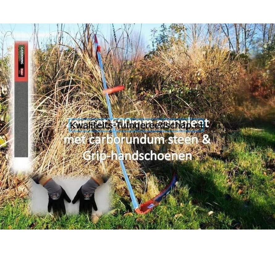 Actie Set Zeis 450 mm dePypere met Wetsteen en  Handschoenen
