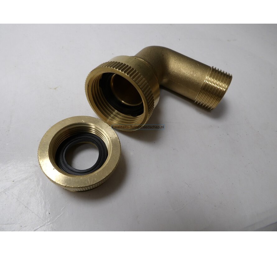 Elleboog 3/4"-19 mm slangenwagen