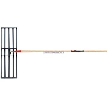 Polet Egalisatiehark 800 x 250 RVS met steel 1,5m