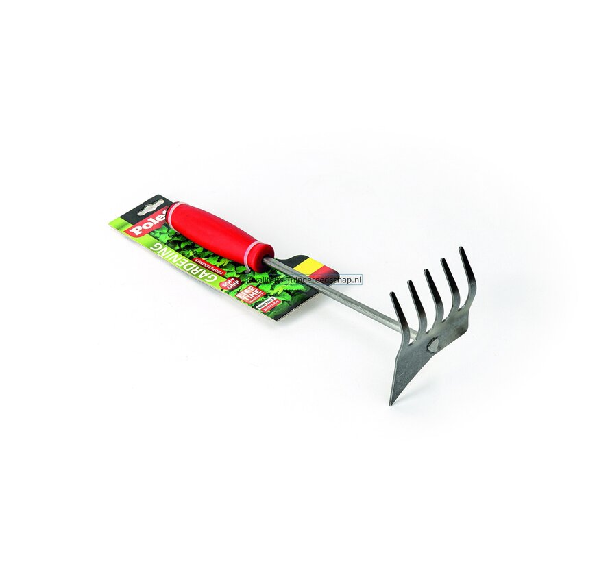 Combi handhark/onkruidschraper 5 tanden Soft Grip