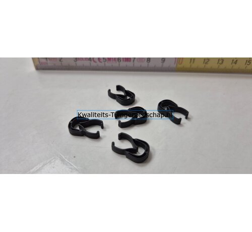 Self-closing-clip 5mm 50 st.