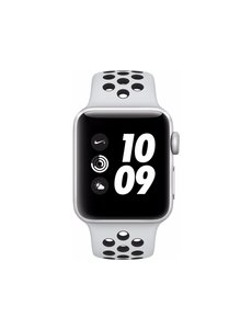 Apple Apple Watch Series 3 Nike+ 42mm Zilver Aluminium/Zwart Sportband