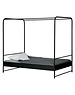 vtwonen Bunk Hemelbed - Metaal Zwart - 90x200cm