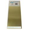 Albion Alloys Messing plaat 0.12 mm 2 stuks (10 x 25cm)