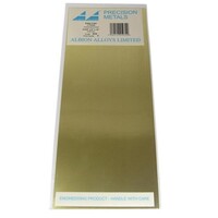 Albion Alloys Messing plaat 0.25 mm 2 stuks (10 x 25cm)