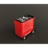 AT Collections Gereedschapswagen Snap On rood (1:32)