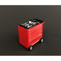 AT Collections Gereedschapswagen Snap On rood (1:32)