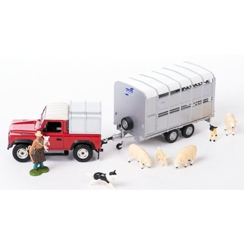 Britains Land Rover met veewagen set (43138)