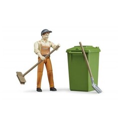 Bruder 62140 - Figuren set Bworld "Vuilnisdienst"