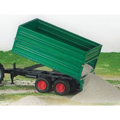 Bruder 02010 - Welger Kiep aanhanger met schotten