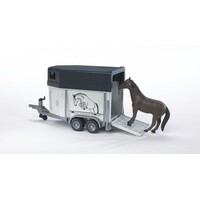 Bruder 02028 - Paardentrailer met paard