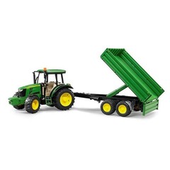 Bruder Bruder 02108 - John Deere 5115M met kiep aanhanger