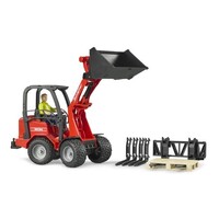 Bruder Bruder 02191 - Schäffer mini lader met toebehoren en figuur