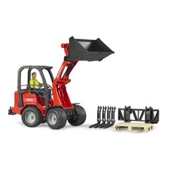 Bruder Bruder 02191 - Schäffer mini lader met toebehoren en figuur