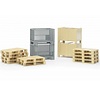 Bruder 02415 - Pallets en kratten transport set