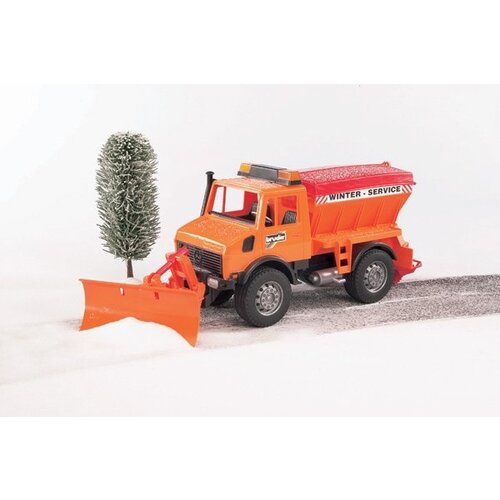 Bruder Bruder 02572 - MB Unimog Winterdienst met sneeuwschuif